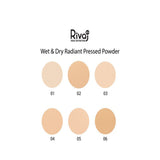 Rivaj- Wet and Dry Radiant Pressed Powder #4
