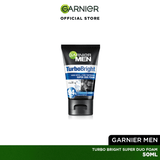 Garnier Men Turbo Bright Super Duo Foam 50 ml - For Brighter Skin