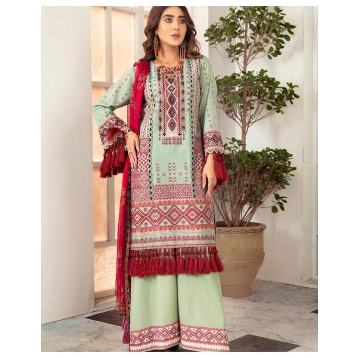 Prema – 3 Piece Embroidered Unstitched Lawn