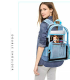 Mines 2in1 Transparent BackPack - Blue