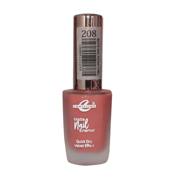 Christine - Matt Nail Polish - 13ml 208