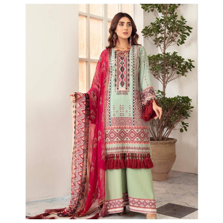 Prema – 3 Piece Embroidered Unstitched Lawn