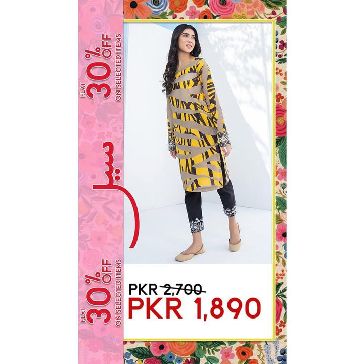 Keshia- Stitched Printed Kurta-LW-KS03