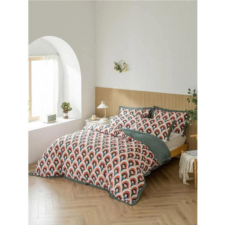 Shein- Floral Print Duvet Cover Set Without Filling