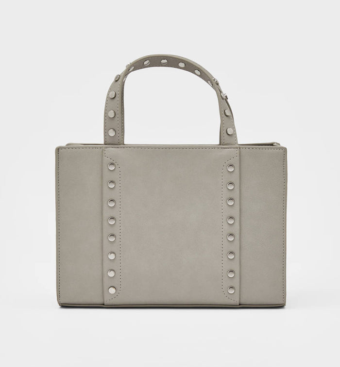 Bershka- Grey Studded Bag by Bagallery Deals priced at #price# | Bagallery Deals