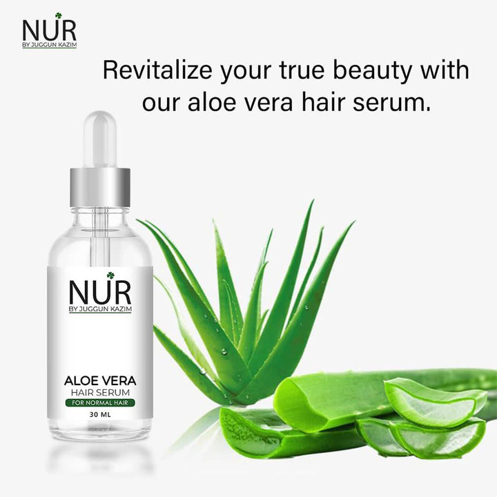 Nur By Juggan Kazim- Aloe Vera Hair Serum, 30ml