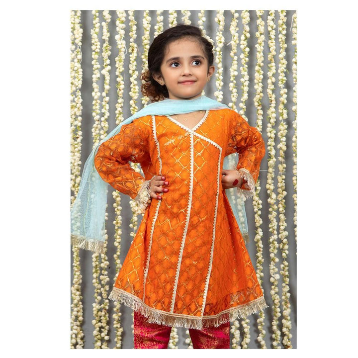 Keshia- 3 Piece Stitched Kids Formal