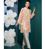 Nishat Linen- PS19-137 Yellow Printed Stitched Shirt - 1PC by Nishat Linen priced at #price# | Bagallery Deals