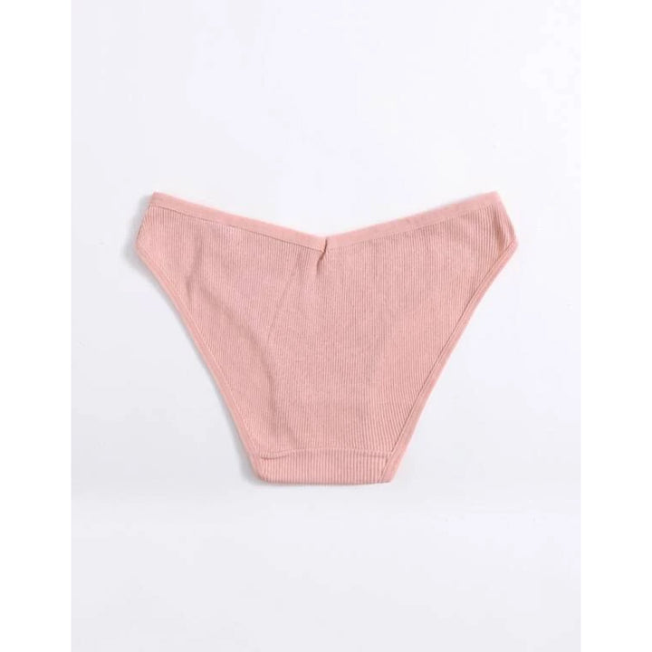 Romwe- Simple Ribbed Panty