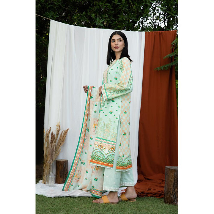 Zellbury- Dgital Printed Embroidered Khaddar Shirt, Khaddar Dupatta & Khaddar Trouser WUW21E30124