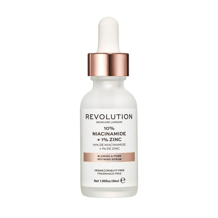 Revolution Skincare 10% Niacinamide + 1% Zinc Blemish & Pore Refining Serum 30ml