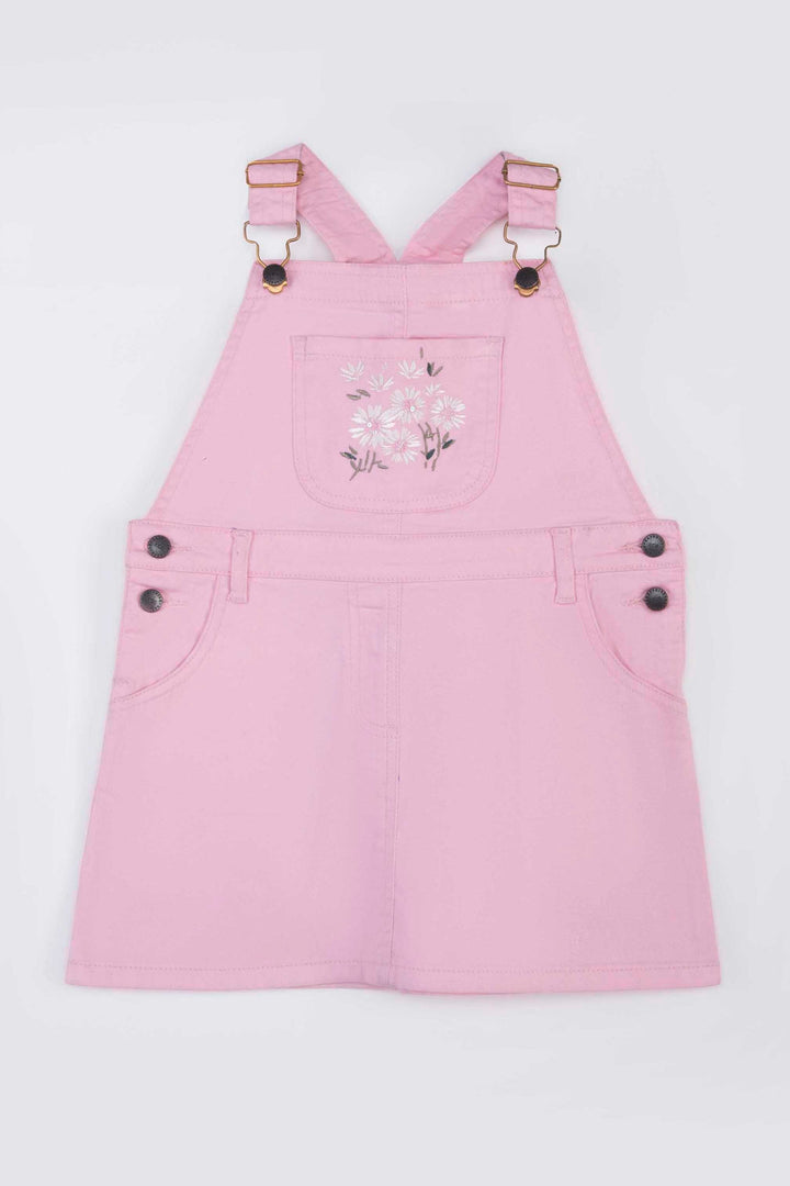 Sapphire- Embroidered Twill Dungaree