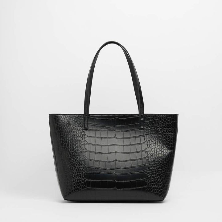 Bershka- Mock Croc Tote Bag