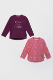 Sapphire - Pack of 2 T-shirts Light Pink