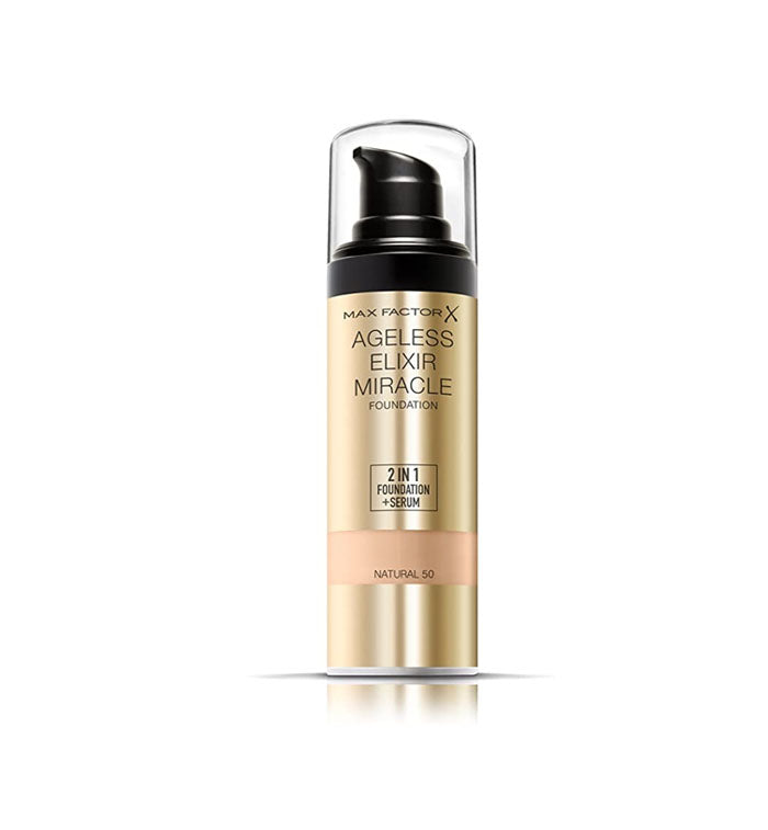 Max Factor- Ageless Elixir 2-in-1 Foundation and Serum, SPF 15, 5 Natural by Brands Unlimited PVT priced at #price# | Bagallery Deals