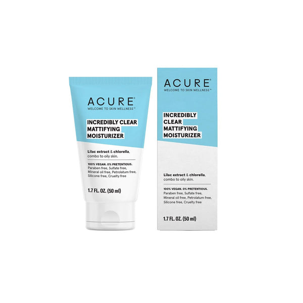 Acure- Incredibly Clear Mattifying Moisturizer, 30 ml