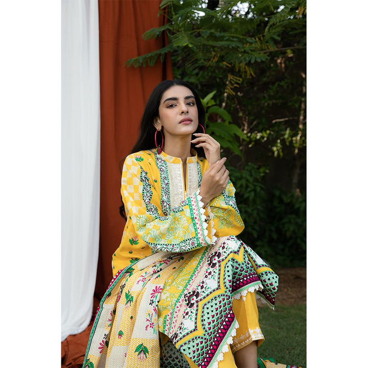 Zellbury- Dgital Printed Embroidered Khaddar Shirt, Khaddar Dupatta & Khaddar Trouser WUW21E30125