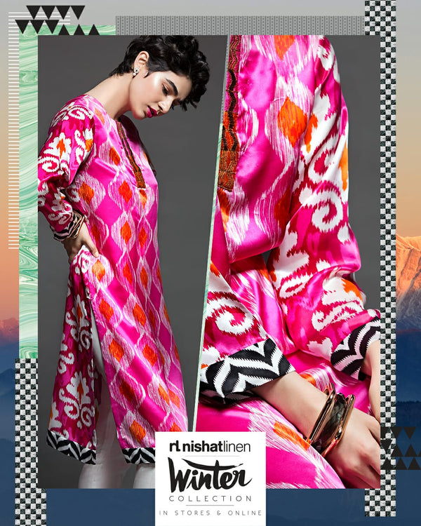 Nishat Linen Digital Shirt - PE17-03