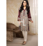 Nishat Linen- PS19-57 Off White Printed Stitched Lawn Shirt - 1PC