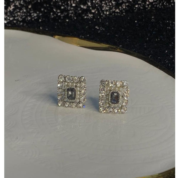 Garnet lane- Rectangular Stone Studs