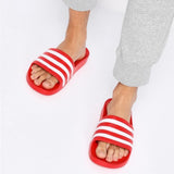 Adidas- Dbf11 Slides-Active Red/Ftwr White/Active Red