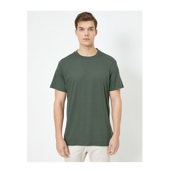 KOTON- TSHIRT SS BSC - Khaki