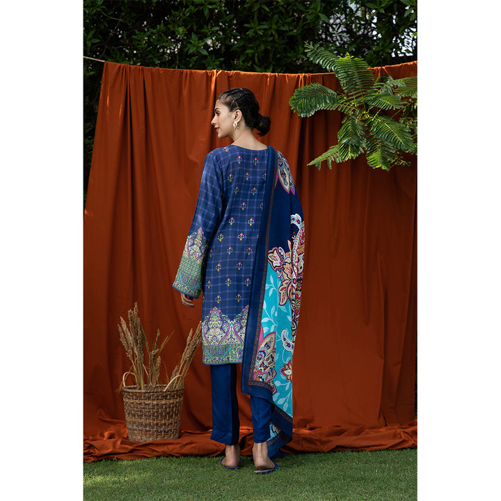 Zellbury- Digital Printed Viscose Shirt, Shawl & Viscose Trouser WUW21X30140