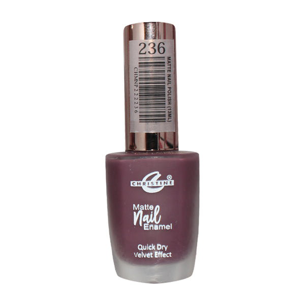 Christine - Matt Nail Polish - 13ml 236