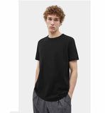 Bershka- Waffle Texture T-Shirt- Black by Bagallery Deals priced at #price# | Bagallery Deals