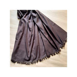 Zardi- Winter Shawl – Plain - Large – Warm – Acrylic Wool – Chocolate - ZSH93