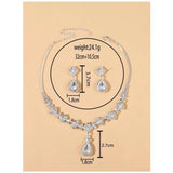 Shein- 3pcs Gemstone Decor Jewelry Set