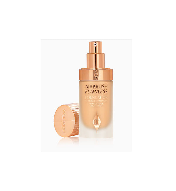 Charlotte Tilbury- Airbrush Flawless Foundation- 7 Warm- Warm caramel, 30 ml by Bagallery Deals priced at #price# | Bagallery Deals