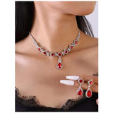 Shein - 3Pcs Gemstone Decor Jewelry Set