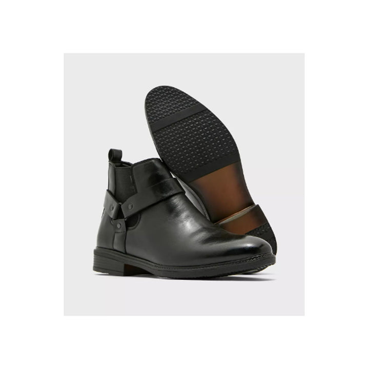 Robert Wood- Gradient Buckle Strap Chelsea Boots