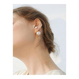 Shein- Faux Pearl Decor Chain Earrings