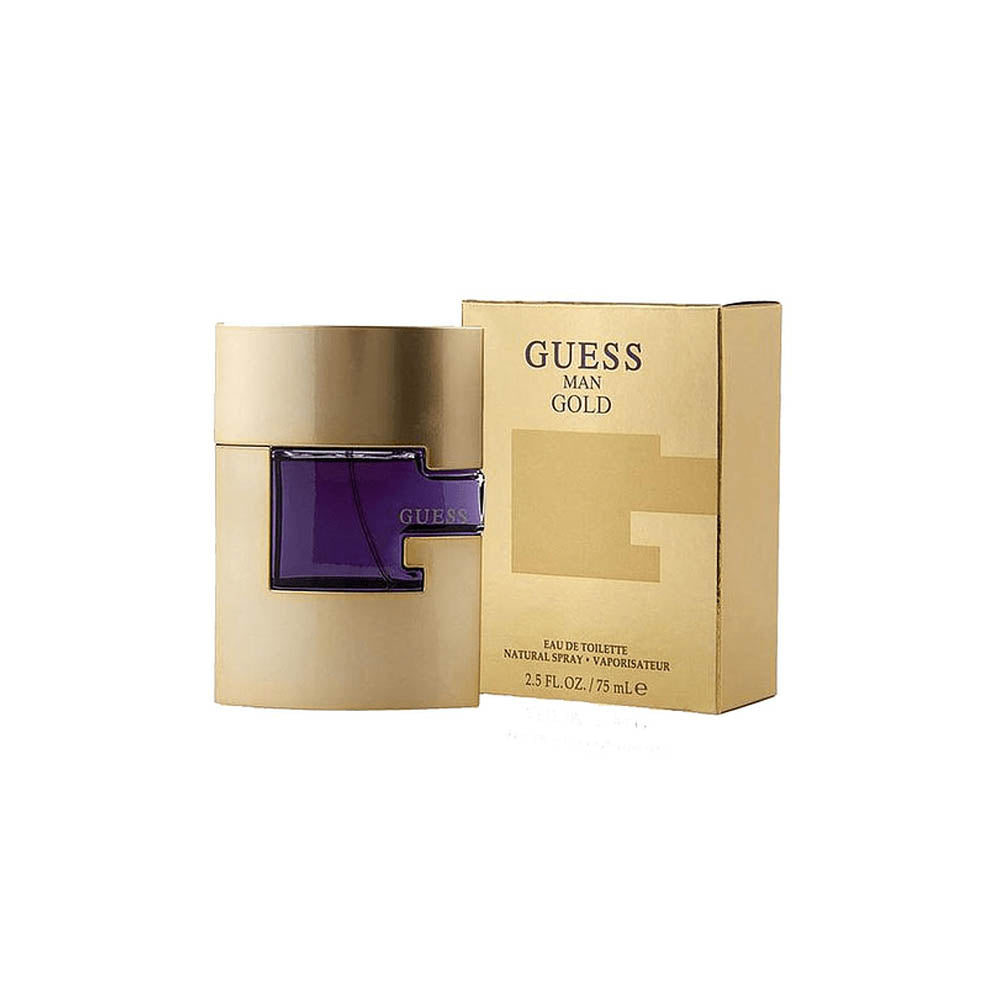Guess Perfume Gold Men Natural Spray Vaporisateur Edt 75ml Bagallery