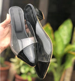 Ovolo- Gloss Queen Sandals Black
