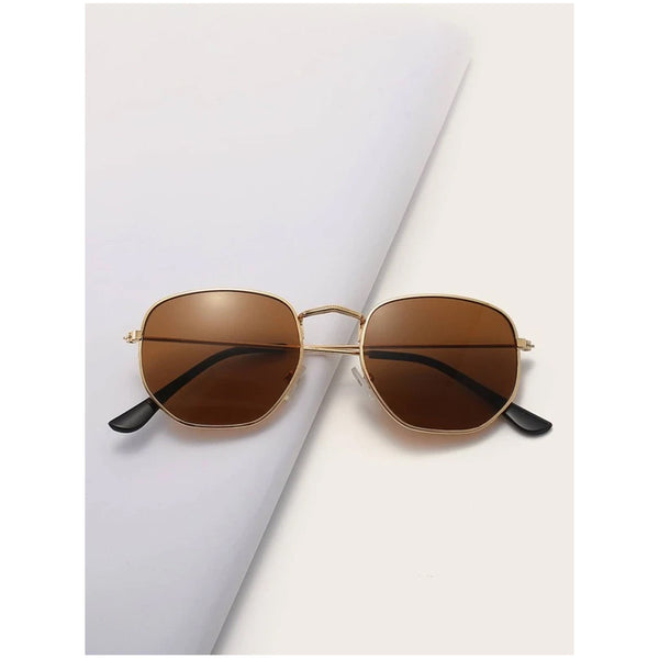 Shein- Metal Frame Sunglasses For Women