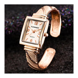 Dama Rusa- Rose Gold White Bracelet Watch For Women- TM-W-31