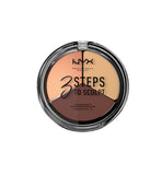NYX Professional Makeup 3 Steps To Sculpt Face Sculpting Palette 03 Medium