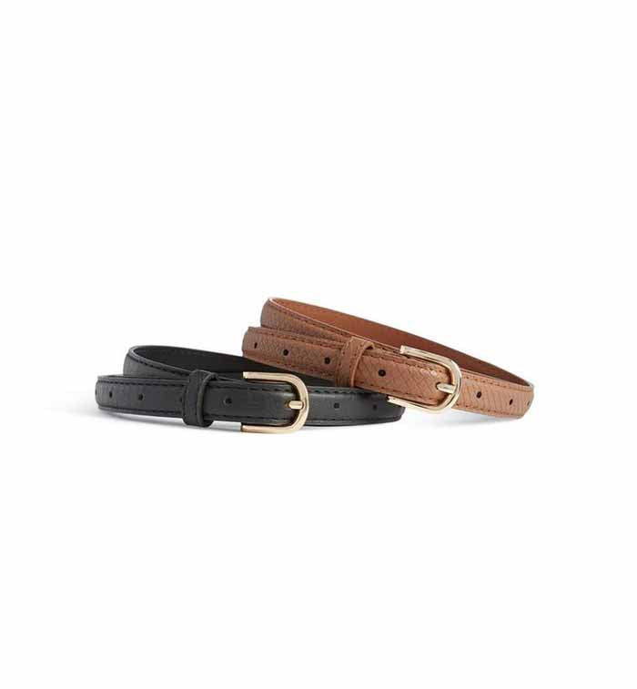 Primark Skinny Belt 2Pk Bagallery Deals