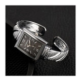 Dama Rusa- Silver Black Bracelet Watch For Women- TM-W-32