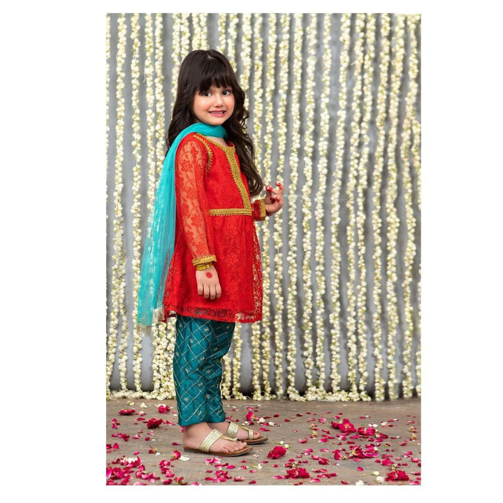 Keshia- 3 Piece Stitched Kids Formal