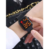 Shein- Silicone Strap Electronic Watch