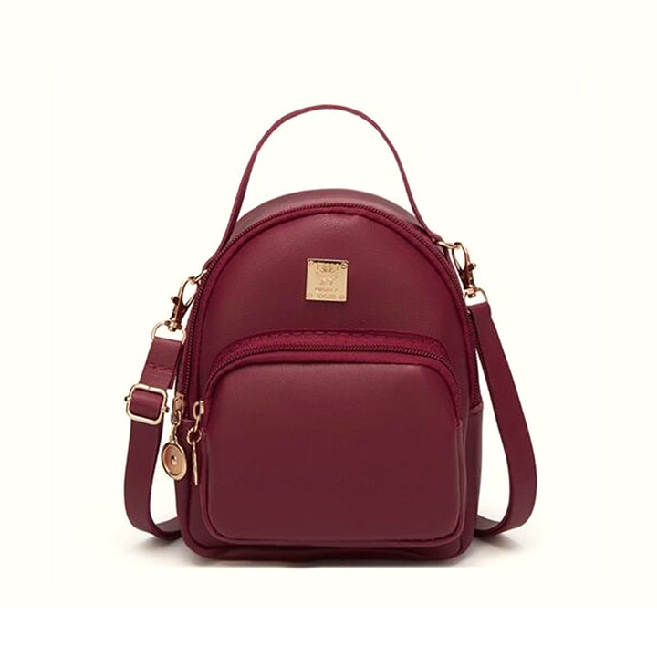 Shein- Chestnut A cloth front pocket backpack