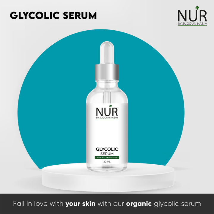 Nur By Juggan Kazim- Glycolic Serum, 30ml