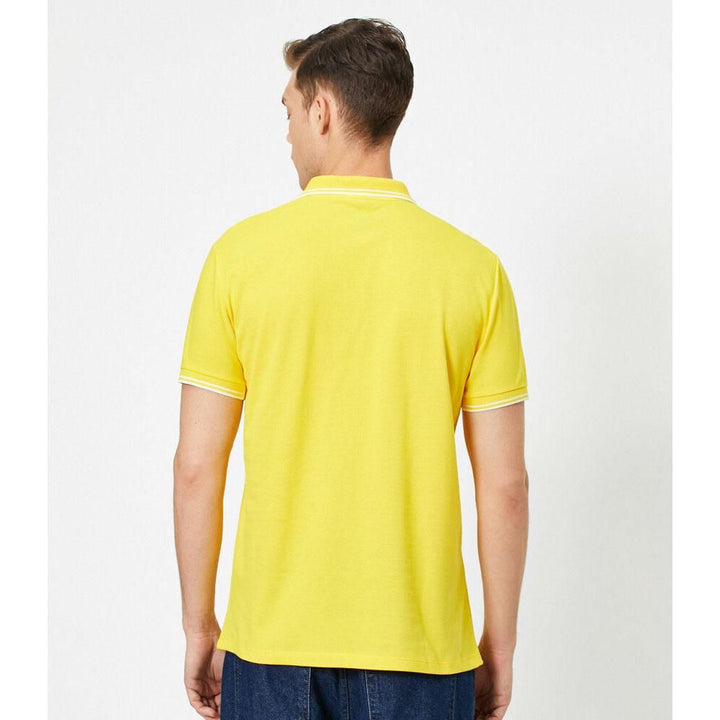 Koton- Polo Neck T-Shirt - Yellow