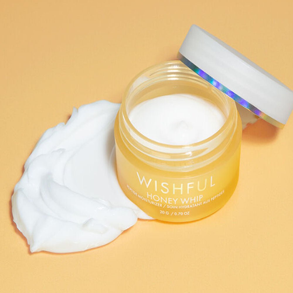 Huda Beauty Wishful Honey Whip Peptide Moisturizer, 10ml Bagallery