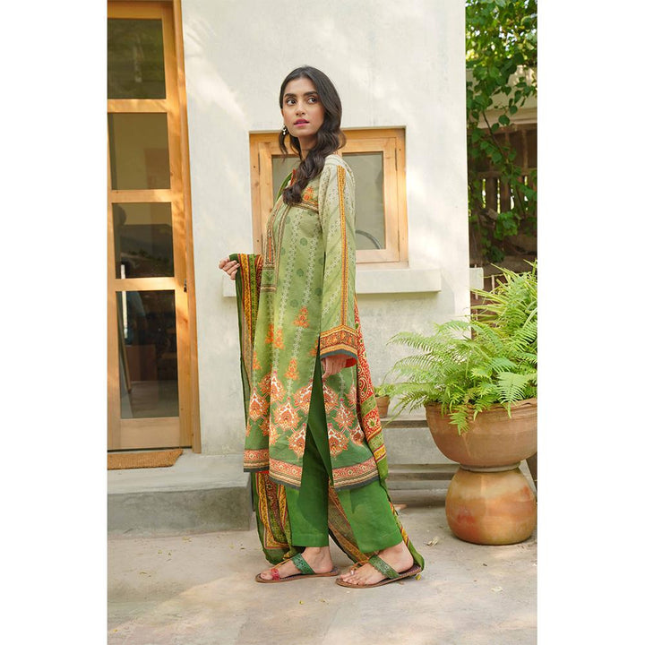 Zellbury- Digital Printed Khaddar Shirt, Shawl & Khaddar Trouser WUW21X30153