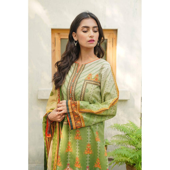 Zellbury- Digital Printed Khaddar Shirt, Shawl & Khaddar Trouser WUW21X30153